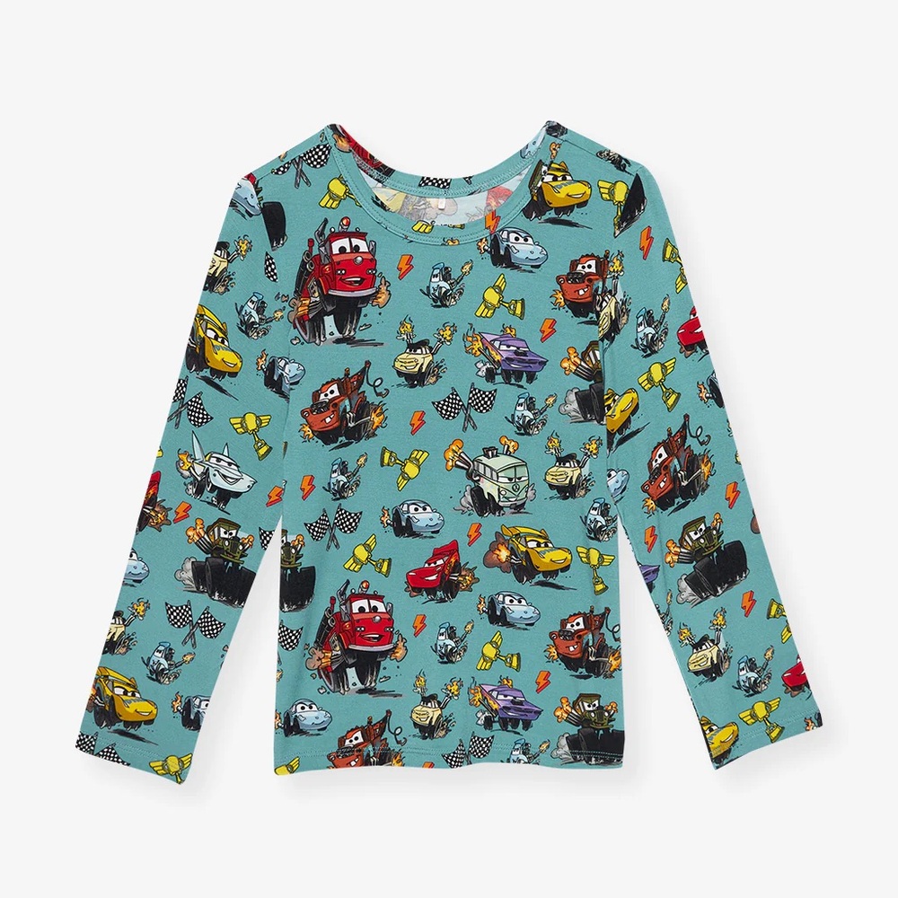 Posh Peanut Cars Pixar long sleeve shirt 7/8
